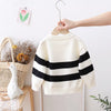 Autumn Winter Boys Sweaters Baby Cotton Pullover High-Quality Cute Dinosaur Kids Knitwear Casual Stripe Children Clothes GY09161
