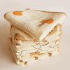 5 Pack Absorbent Baby Washcloths Cotton Face Towels Gentle & Durable Baby Wash Cloth Multi Purpose Cloth for Newborns Reusable Cloth Wipes 5Pcs Soft Baby Washcloths Cotton Squares for Newborns Cotton