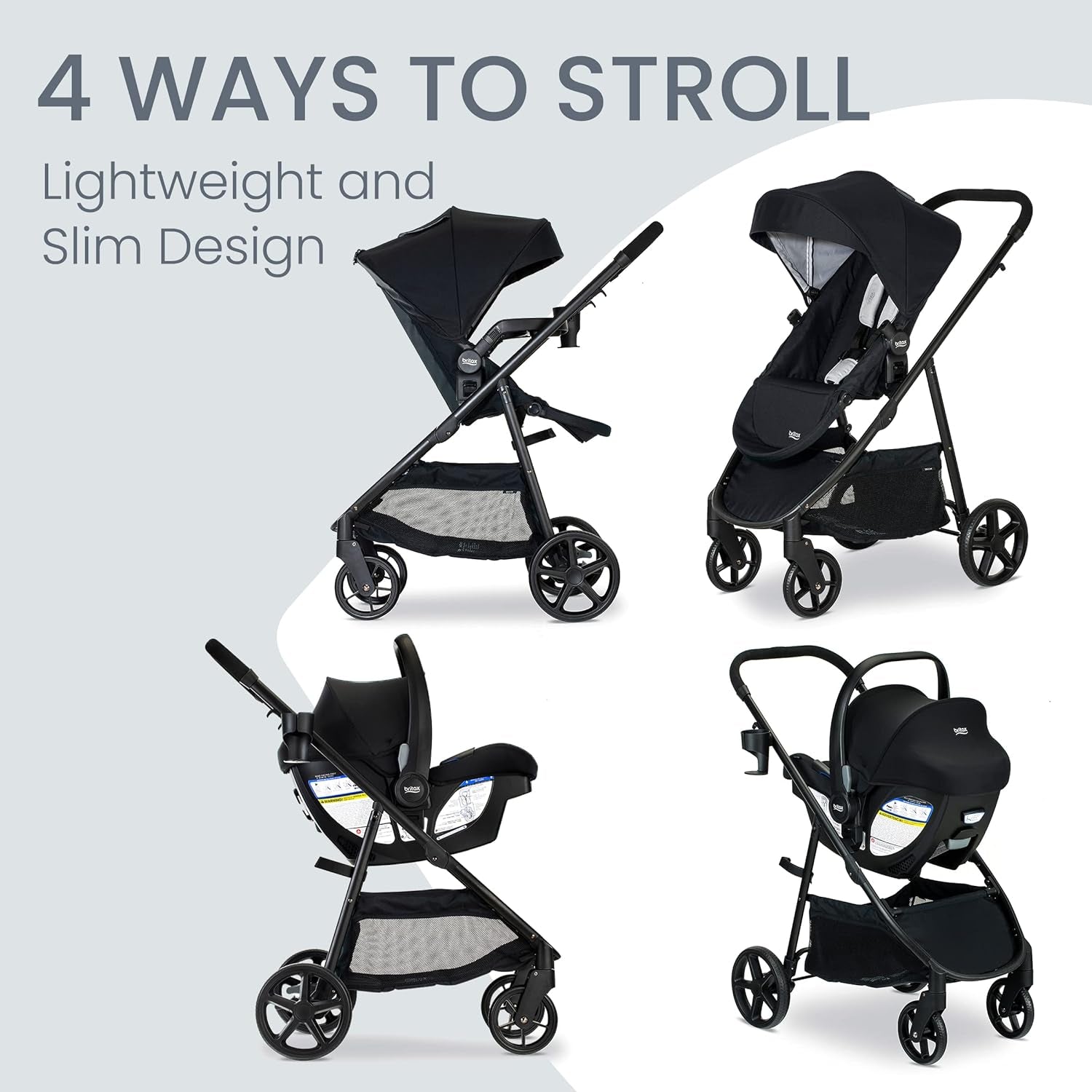 Willow™ Brook™ Travel System, Onyx Glacier