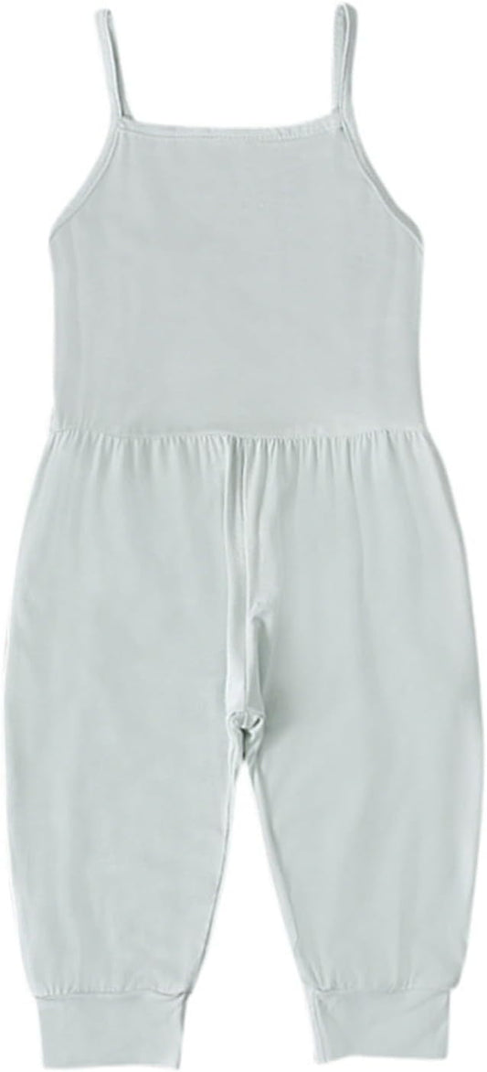 Romper Jumpsuit Solid Strap Outfits Kids Toddler Pants Baby Girls Girls Romper&Jumpsuit Pants Romper