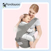 Baby Carrier with Waist Band,Cozy, Breathable Mesh Cotton, Adjustaies up to 44 Lbs Ergonomic Lightweight Front Hold Black, Enhanced Lumbar Support, Travel Gifts, Infant Carriers