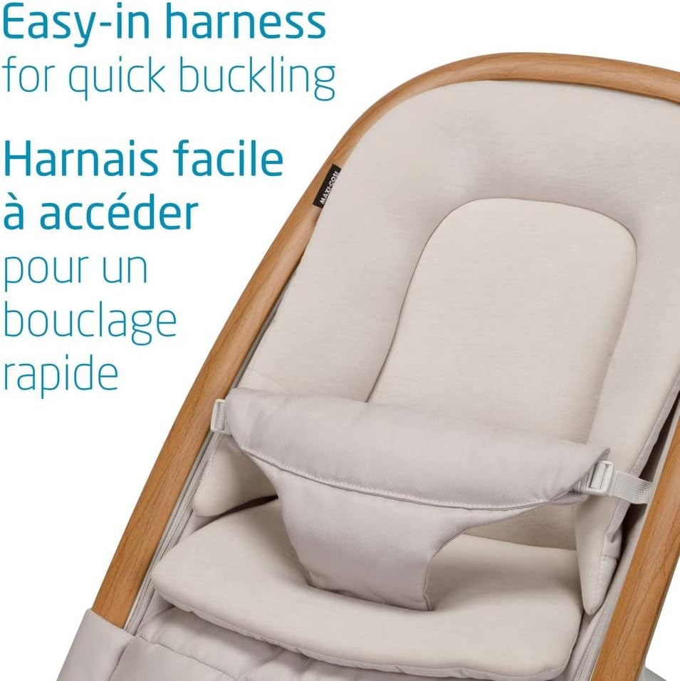 2-In-1 Kori Rocker, Folds Flat, Travel, Washable Fabrics, Sand Horizon