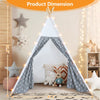 47'' W X 47'' D Indoor / Outdoor Polyester Triangular Play Tent