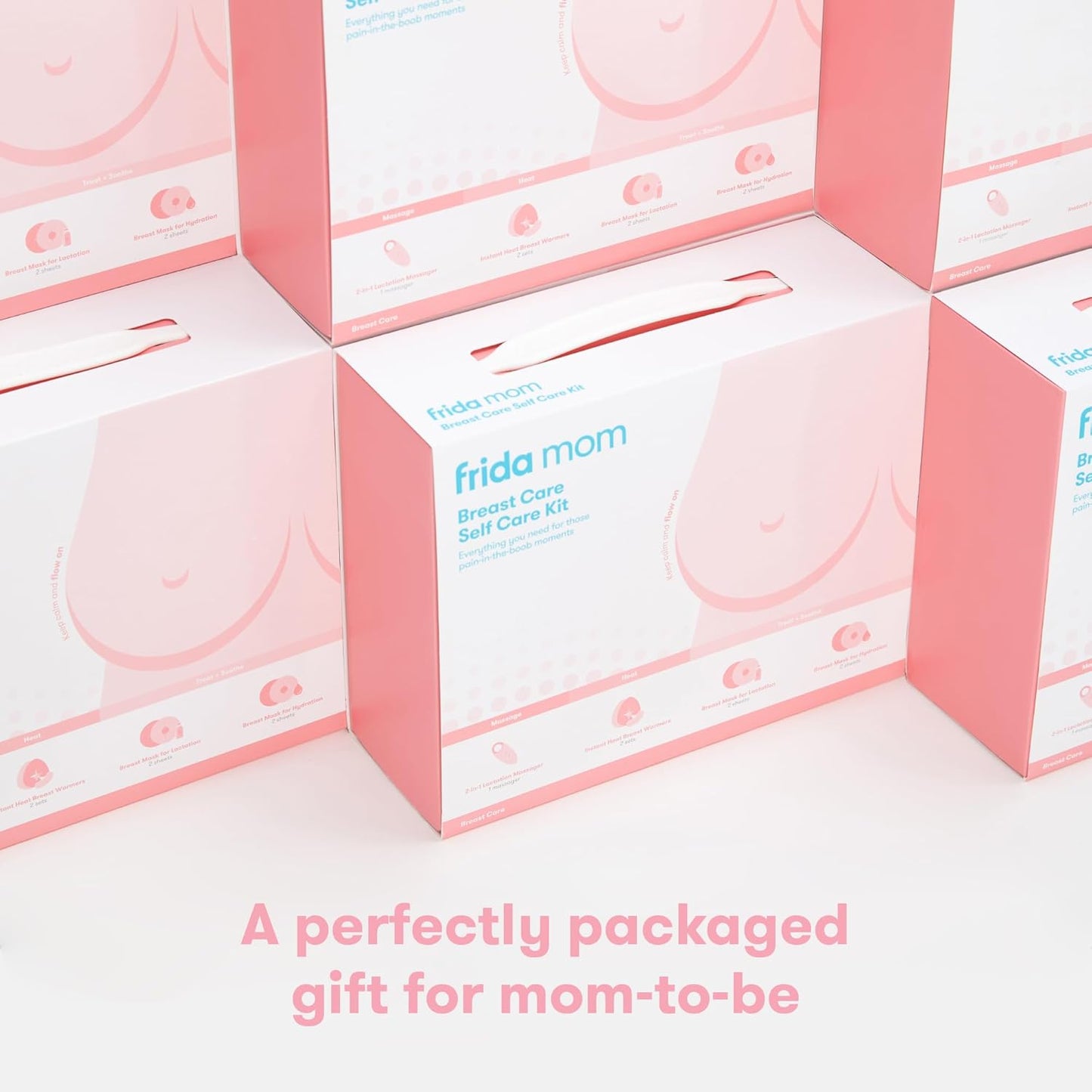 Breastfeeding Essentials Kit for Lactation Support and Nipple Relief, Includes Lactation Massager, Heating Pads, and Masks for Hydration and Milk Flow (9Pc Set)
