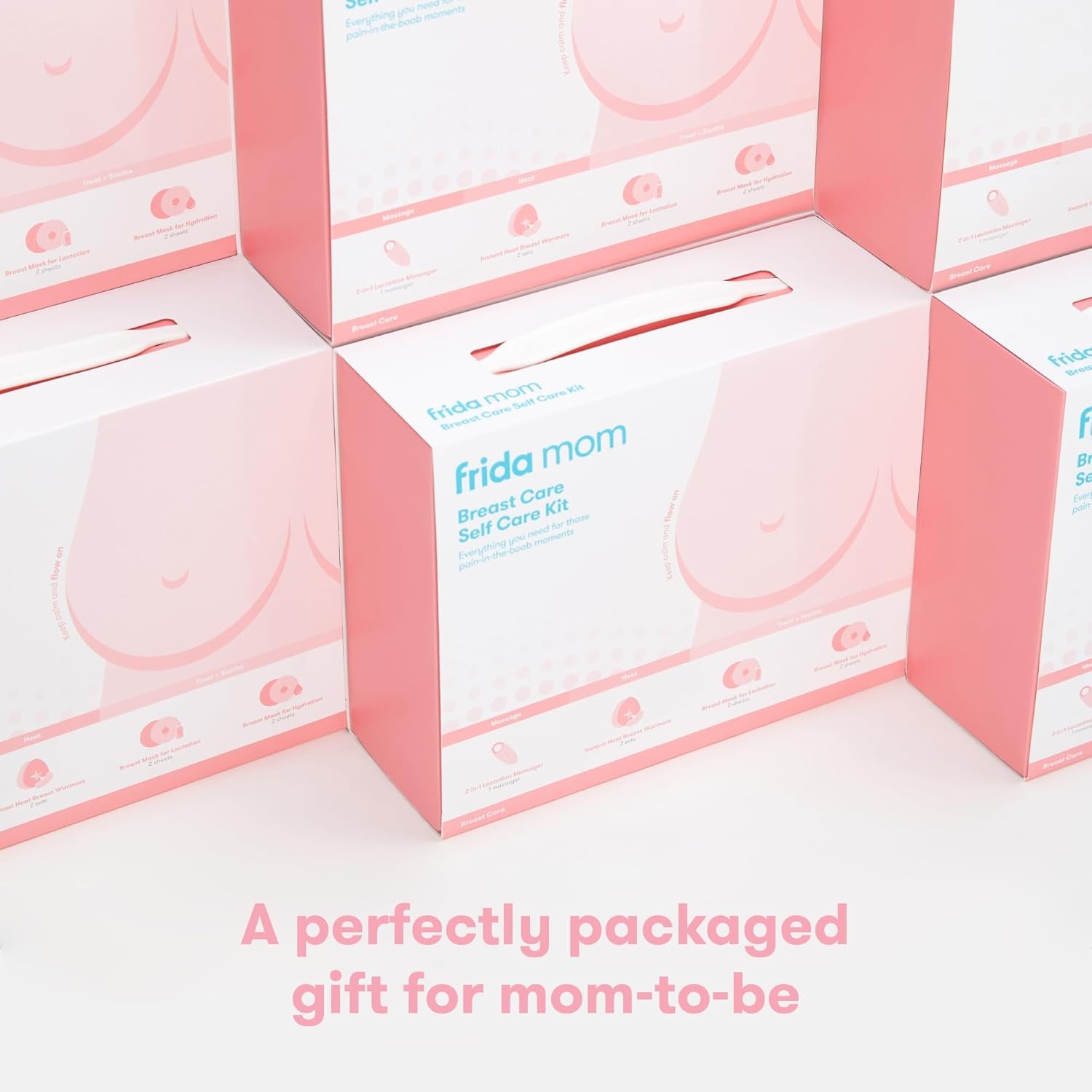 Breastfeeding Essentials Kit for Lactation Support and Nipple Relief, Includes Lactation Massager, Heating Pads, and Masks for Hydration and Milk Flow (9Pc Set)