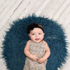 Newborn Photography Props Soft Baby Faux Fur Long Pile Blanket Background Kid Layer Cute Infant Photo Shoot Accessories