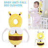 Cute Bee Design Baby Headrest Pillow, Breathable Baby Headrest Protective Pad, Baby Walking Headrest Pillow, Baby Travel Essentials