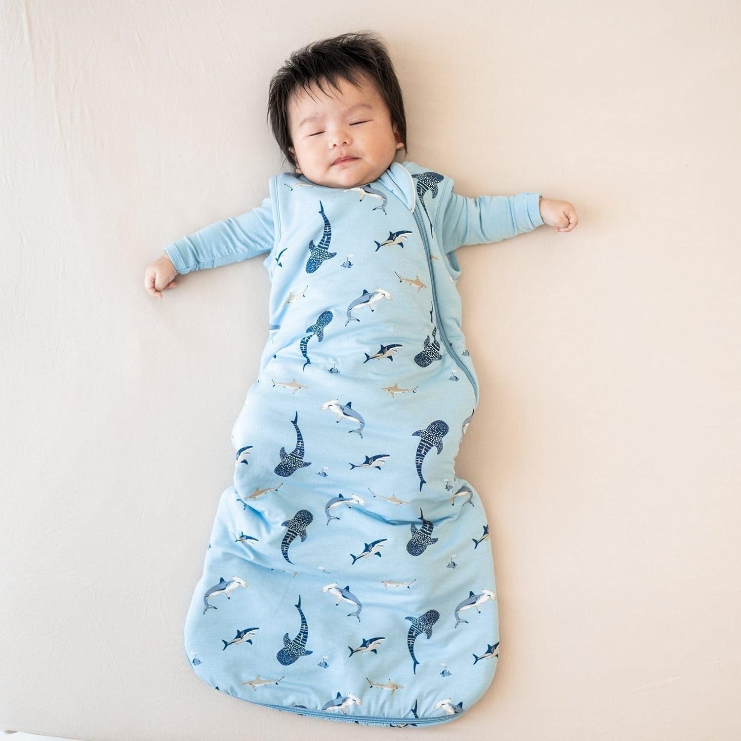 Printed Sleeping Bag for Toddlers 0 to 36 Months - Made of Soft Rayon Made from Bamboo Material - 1.0 Tog