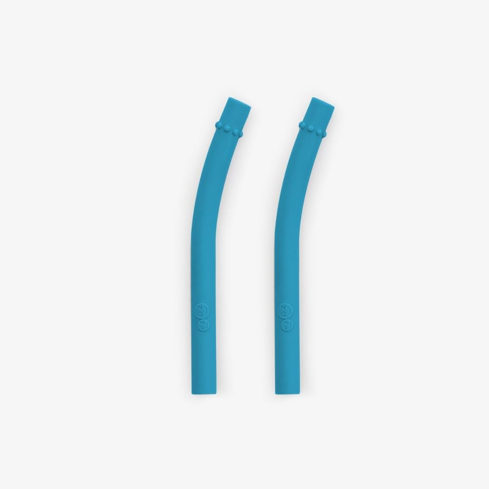 Mini Cup + Straw Training System Straw Replacement 2-Pack (Blue)