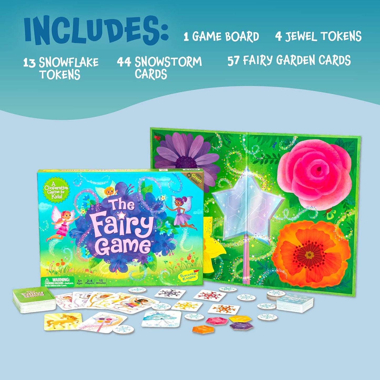 the Fairy Match Game, an Enchanting Board Game for 2-6 Kids Ages 5+