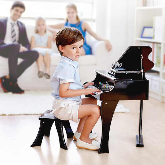 Early Melodies Happy Grand Piano, Black