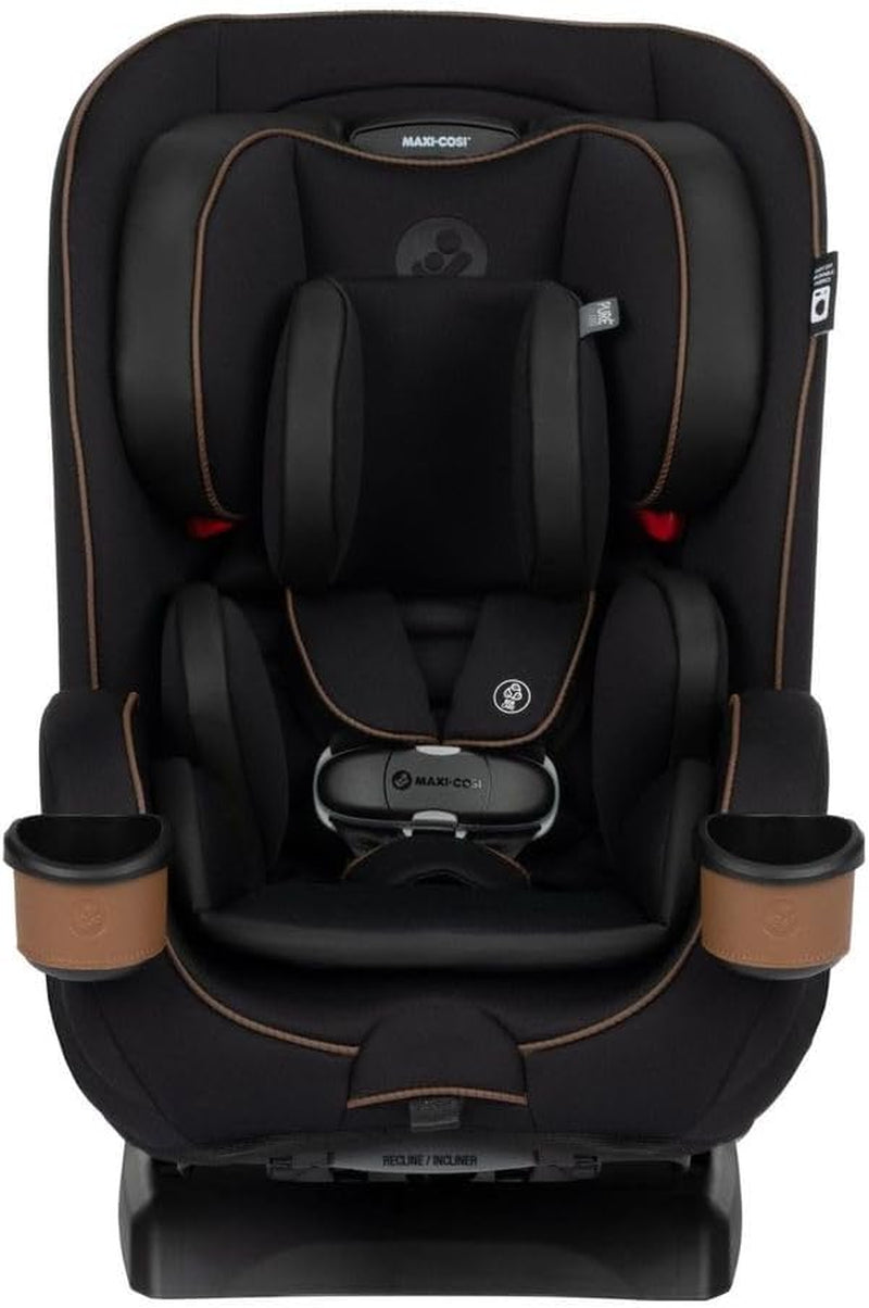 Kani 4-In-1 Car Seat, Convertible from Infant to Toddler (1.8-18 Kg), Ultra Slim, Washable Seat Cover, Designer Black