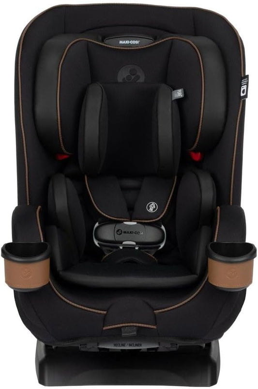 Kani 4-In-1 Car Seat, Convertible from Infant to Toddler (1.8-18 Kg), Ultra Slim, Washable Seat Cover, Designer Black