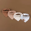4Pcs/Lot Baby Bibs Muslin Cotton Stuff Newborn Solid Color Snap Button Soft Saliva Towel Burp Cloth Feeding Drool Bibs