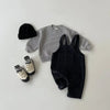 3560C Newborn Clothes Boy'S Corduroy Jumpsuit Autumn Winter Baby One Piece Clothes Casual Bib Pants