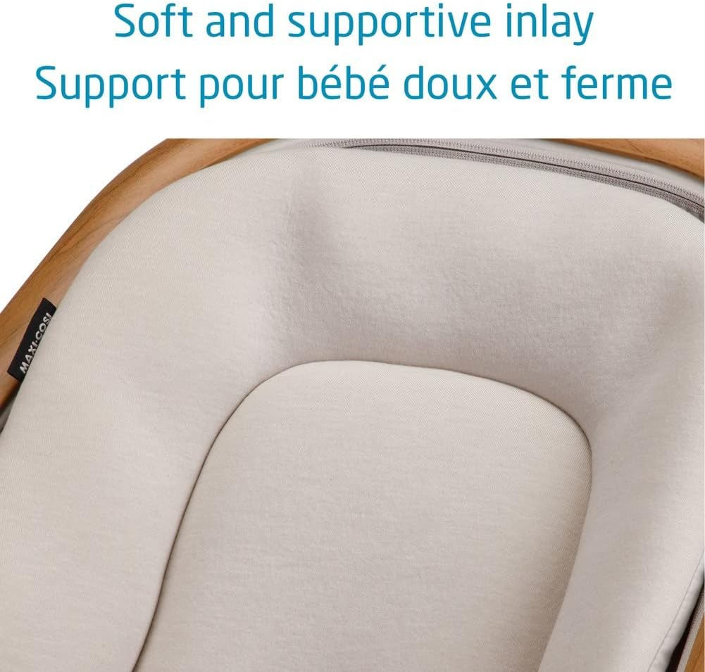 2-In-1 Kori Rocker, Folds Flat, Travel, Washable Fabrics, Sand Horizon