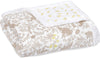Silky Soft Bamboo Viscose Baby Blanket, Crib Bedding for Newborn Baby and Toddler, Nursery Blanket for Boys and Girls, Baby Registry and Shower Gift, Natural Woodland