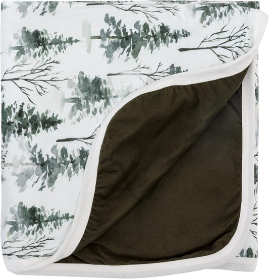 Pobi Baby Premium Baby Blanket, Soft Stretchy Quilt for Babies, Toddlers, Kids (Magical Woods)