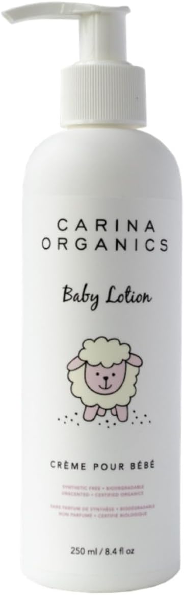 Extra Gentle Baby Lotion, Organic & Natural, for Sensitive Skin, Whole Body, 8 Fl Oz