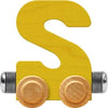 Nametrain Bright Letter Car S - Made in USA (Yellow)