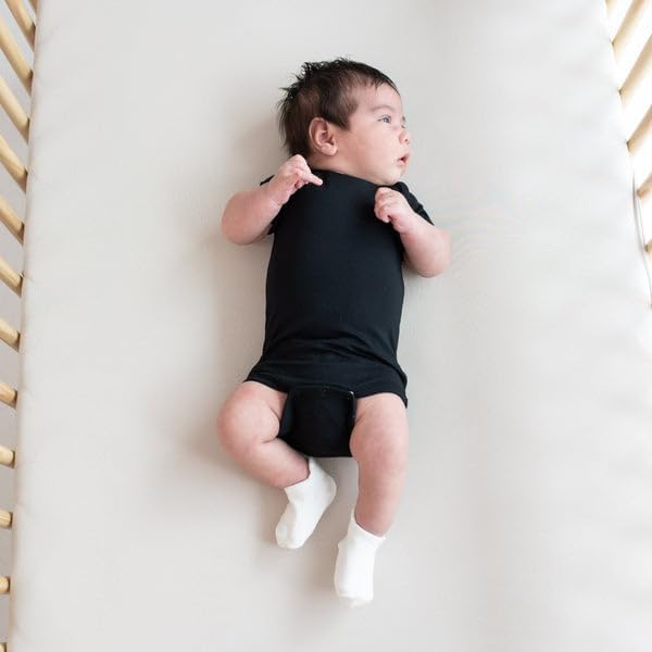 Soft Bamboo Rayon Short Sleeve Bodysuits Available in a Rainbow of Colours