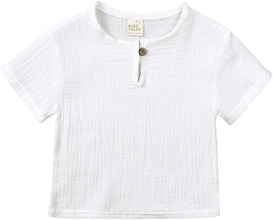 Toddler Baby Boy Clothes Set Cotton Linen Summer Outfits Short Sleeve T-Shirt Shorts Set 2Pcs Boy Clothes Outfits