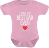 Best Dad Ever Baby Boy Girl Outfit Gifts for New Dads from Son Daughter Fathers Day Infant Bodysuit