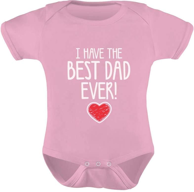 Best Dad Ever Baby Boy Girl Outfit Gifts for New Dads from Son Daughter Fathers Day Infant Bodysuit