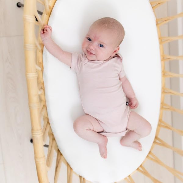 Soft Bamboo Rayon Short Sleeve Bodysuits Available in a Rainbow of Colours