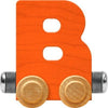 Nametrain Bright Letter Car B - Made in USA (Orange)
