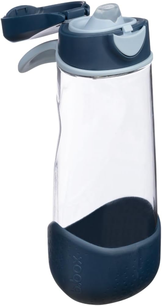 20 Oz Sport Spout Bottle: Kids Water Bottle with Spout and Lid for School, Sports, Travel, Daycare. Spill Proof & Leak Proof. Easy Grip Triangle Shape, Durable Tritan. BPA Free, Dishwasher Safe