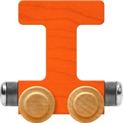Nametrain Bright Letter Car T - Made in USA (Orange)