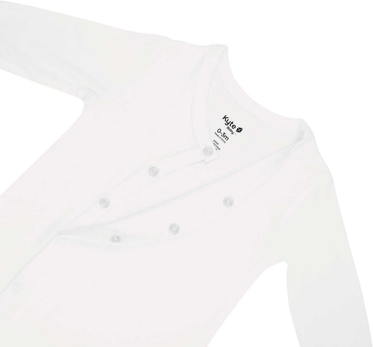 Bundlers - Baby Sleeper Gowns Made of Soft Bamboo Rayon Material - 0-6 Months - Solid Colors