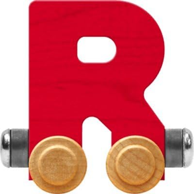 Nametrain Bright Letter Car R - Made in USA (Red)