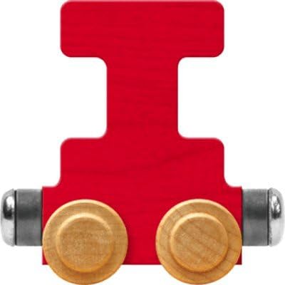 Nametrains Bright Letter Car I - Made in USA (Red)