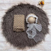 Newborn Photography Props Soft Baby Faux Fur Long Pile Blanket Background Kid Layer Cute Infant Photo Shoot Accessories