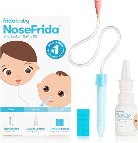 Fridababy Nosefrida Snotsucker Saline Kit