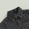 Infant Newborn Baby Boys Girls Denim Jumpsuit Solid Short Sleeve Turn-Down Collar Baby Jumpsuits Summer Buttons Casual Bodysuits