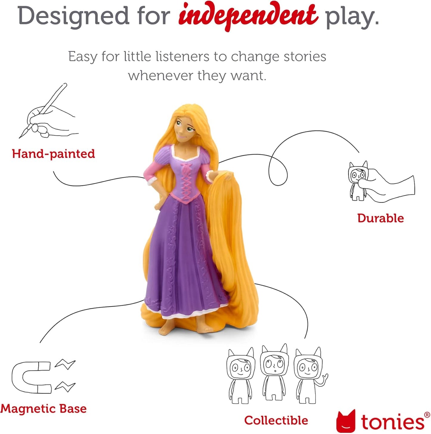 Rapunzel Audio Toy Figurine from Disney'S Tangled