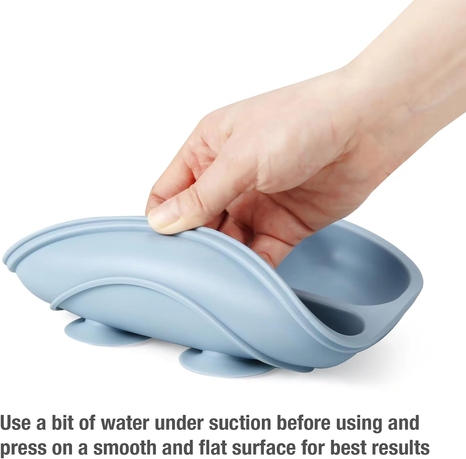 2 Pack Toddler Plates Silicone Suction Plates for Baby Kids| Divided Unbreakable Baby Feeding Plate, Non-Slip, Non-Toxic, BPA Free, Dishwasher and Microwave Safe