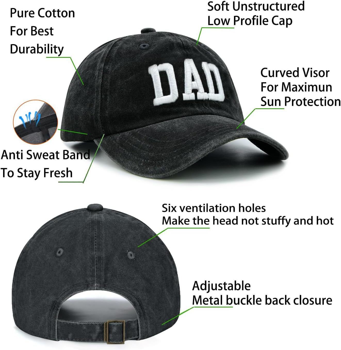 Mom and Dad Hats, Pregnancy Announcement Gifts for New Mom Dad Grandma Grandparents, New Parents Gifts for Couples