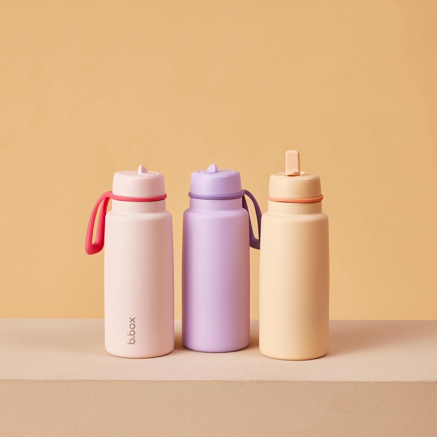 Bbox Triple Insulated 1L/34Oz Stainless Steel Water Bottle W/Flip Straw Keeps Drinks Cold 46 Hours Leak-Proof Tumbler with Lid & Straw for Travel, Gym & School Bpa-Free Sports Bottle Pink Paradise