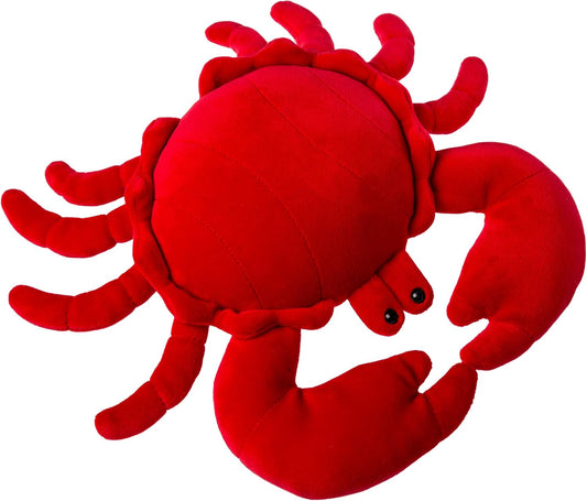 Smootheez Stuffed Animal Soft Toy, 8-Inches, Red Crab