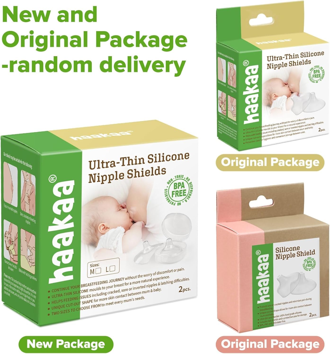 Nippleshield Silicone Nipple Shields for Breastfeeding with Carry Case Ultra-Thin Super-Soft (18Mm, 2Pk)