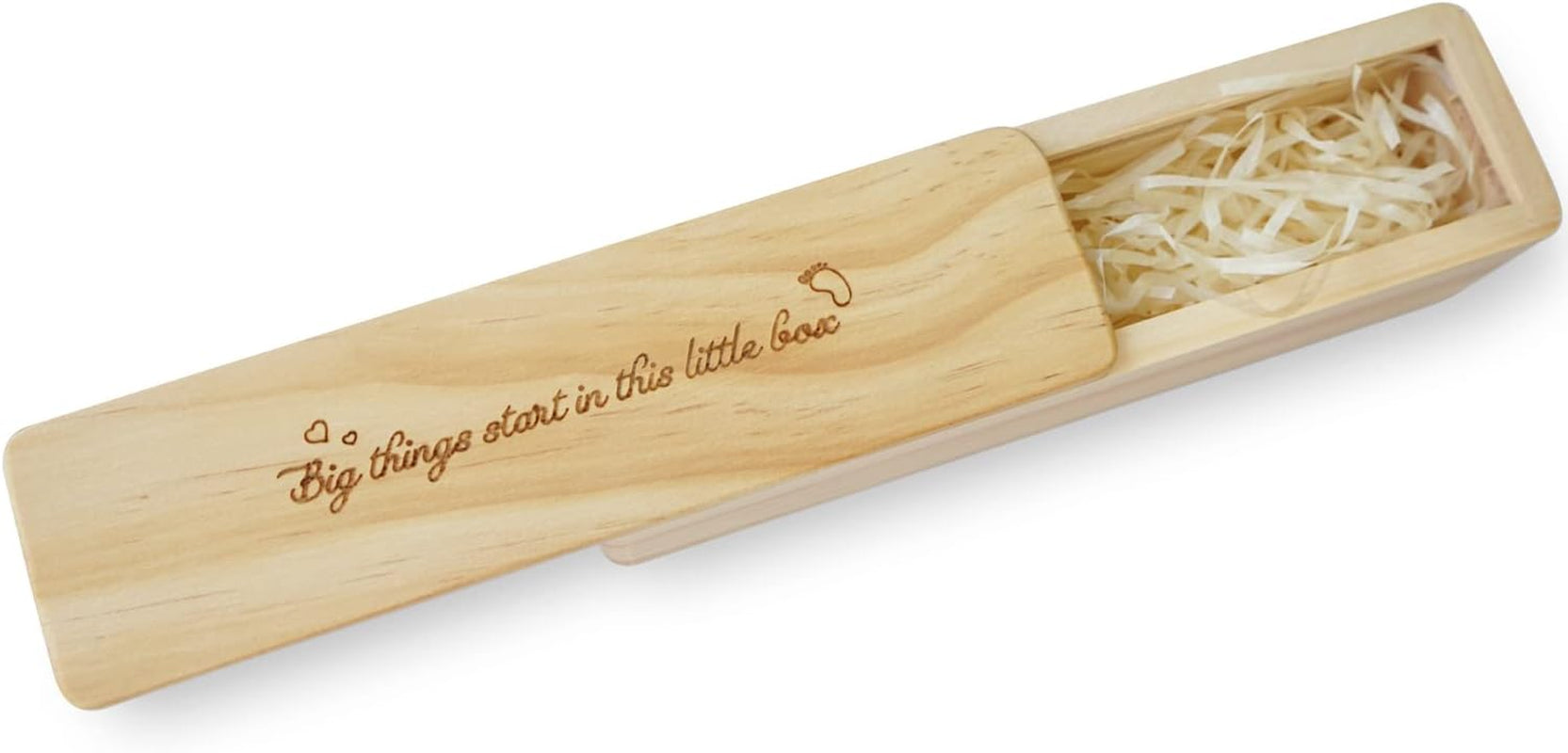 Pregnancy Test Keepsake Box, Pregnancy Announcement for Dad, Baby Announcements Ideas Wooden Baby Keepsake Box