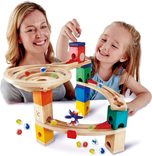 Quadrilla Race to the Finish Marble Run Blocks, Multicolor