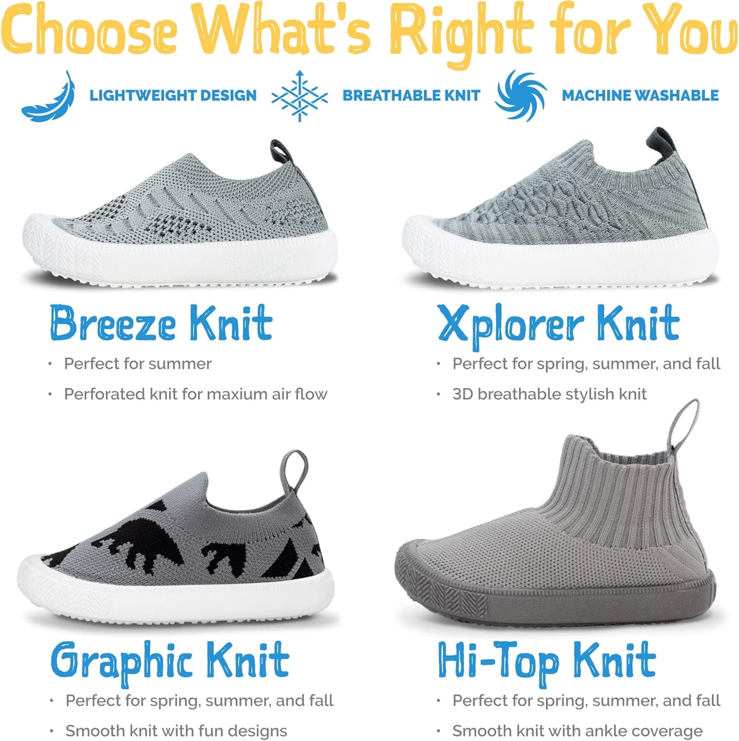 Graphic Knit Shoes | Breathable Sneakers (Baby, Toddler, Little Kid)