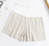 Cotton Linen Maternity Shorts Pregnant Women Summer Thin Loose Short Pants Pregnancy outside Khaki Black Trousers