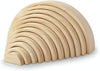 Large Stackable Wooden Arches - Stacking and Play Toy for Toddlers and Children | Sustainable and Eco-Friendly (Natural)
