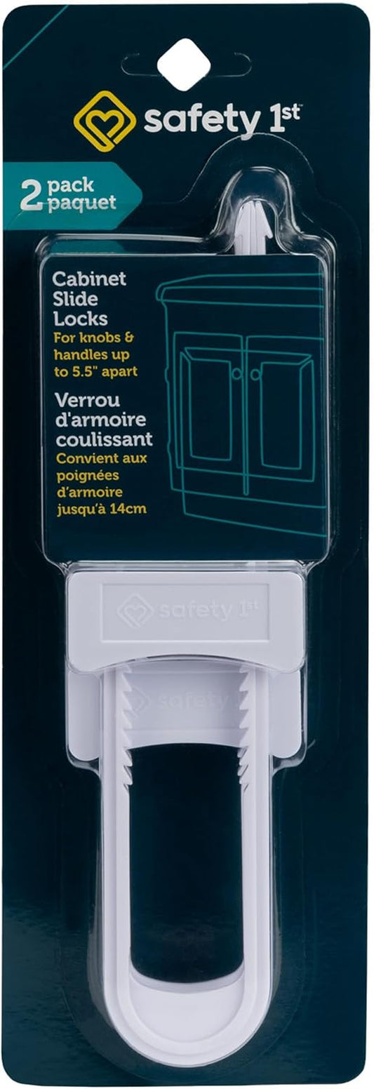 Cabinet Slide Lock, Pack of 2 ( Packaging May Vary)